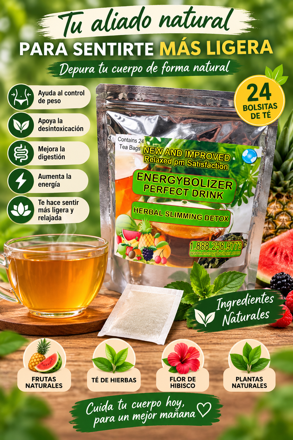Energybolizer 3-Piece Wellness Bundle – Coffee, Herbal Tea & Capsules